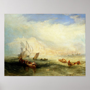 Turner - Line Fishing Off Hastings Poster