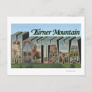 Turner Mountain, Montana Postcard