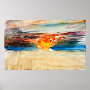 Turner - Study, From Channel Sketchbook Poster