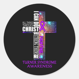 Turner Syndrome Awareness - Christmas Gift  Classic Round Sticker