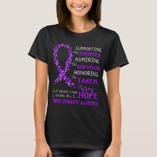 Turner Syndrome Warrior Supporting Fighter T-Shirt