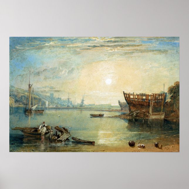 Turner - Teignmouth Devonshire Poster (Front)