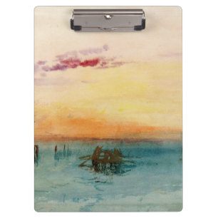 Turner - The Lagoon Venice at Sunset Clipboard