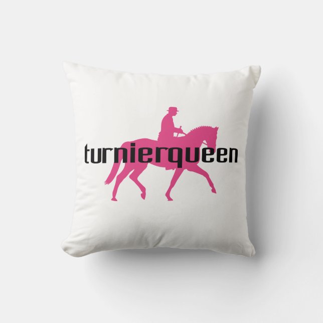 Turnierqueen - Queen of all competitions Cushion (Front)