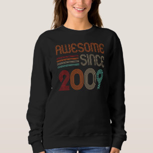 Turning 13 Years Old Awesome Since 2009 13th Birth Sweatshirt