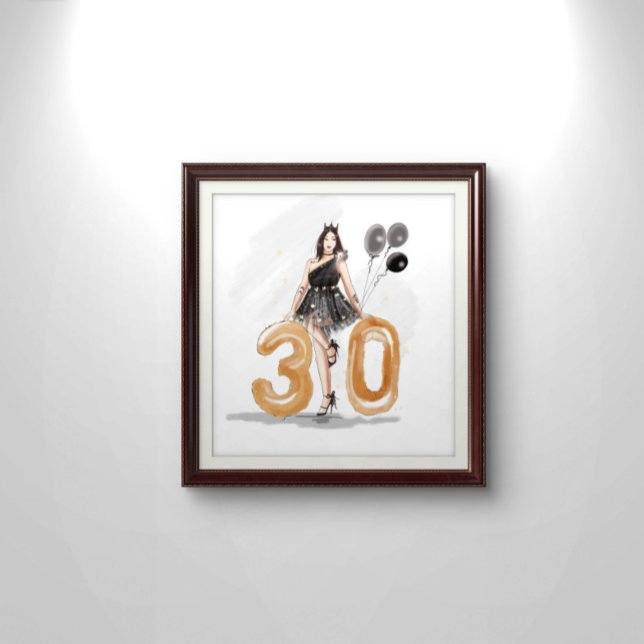 turning 30, happy 30th birthday poster (Creator Uploaded)