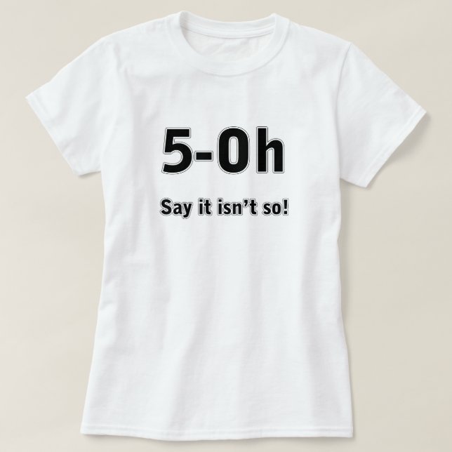 Turning 50 T Shirt (Design Front)