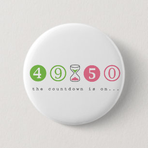 Turning 50 Years Old 6 Cm Round Badge