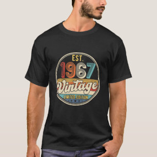 Turning 55 Birthday Decorations 55th BDay 1967 T-Shirt