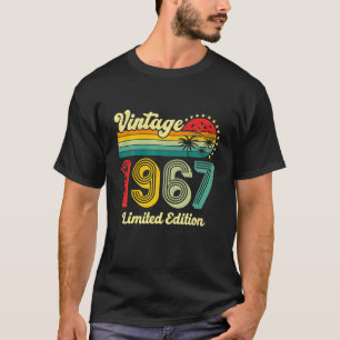 Turning 55 Birthday Decorations 55th BDay 1967 T-Shirt