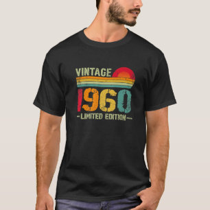 Turning 62 Birthday Decorations Men 62Nd Bday 1960 T-Shirt