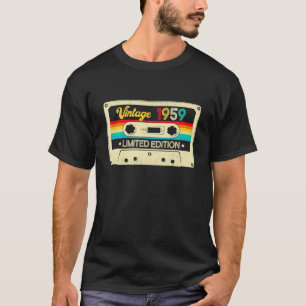Turning 63 Birthday Decorations Men 63rd BDay 1959 T-Shirt