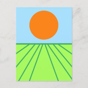 Turning the Hay Postcard