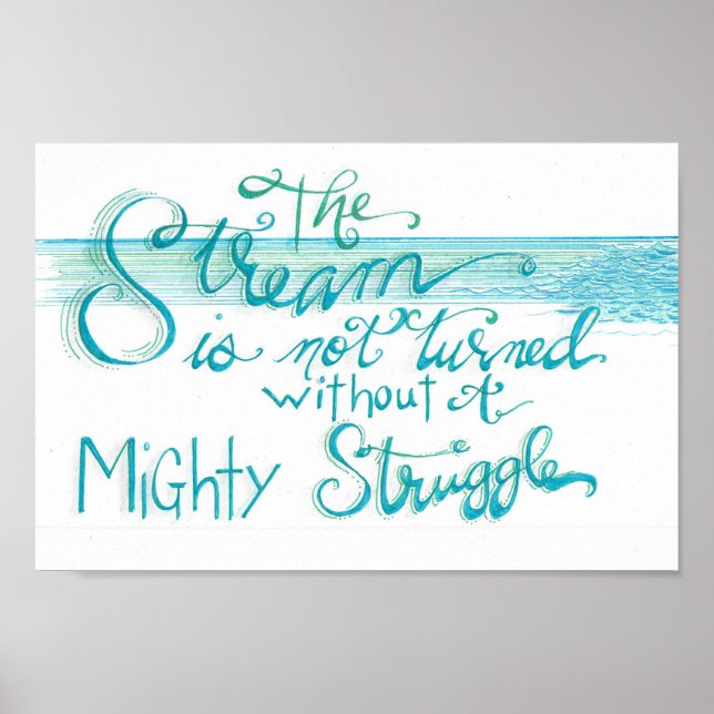 Turning the Stream Poster (Front)