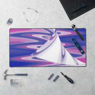 Turning waves desk mat