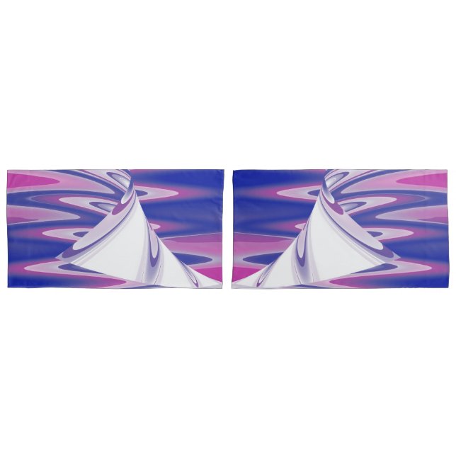 Turning waves pillowcase (Front-Set)