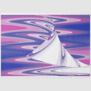 Turning waves tissue paper