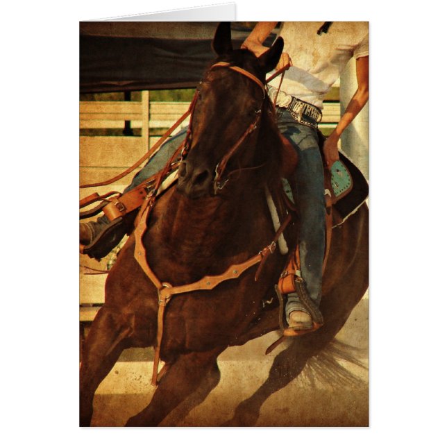 Turning Western Horse (Front)