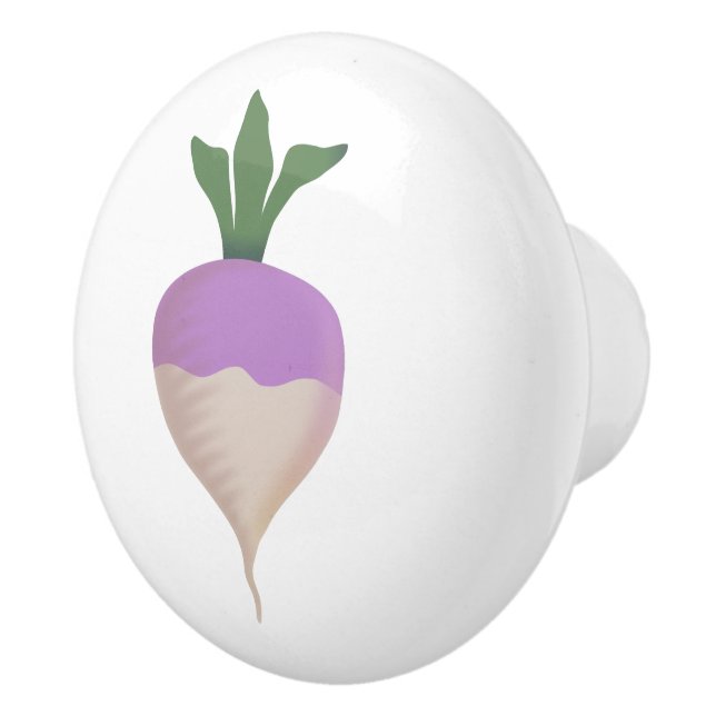 Turnip Ceramic Knob (Right)