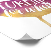 Turnip for What | Veggie Pun Poster (Corner)