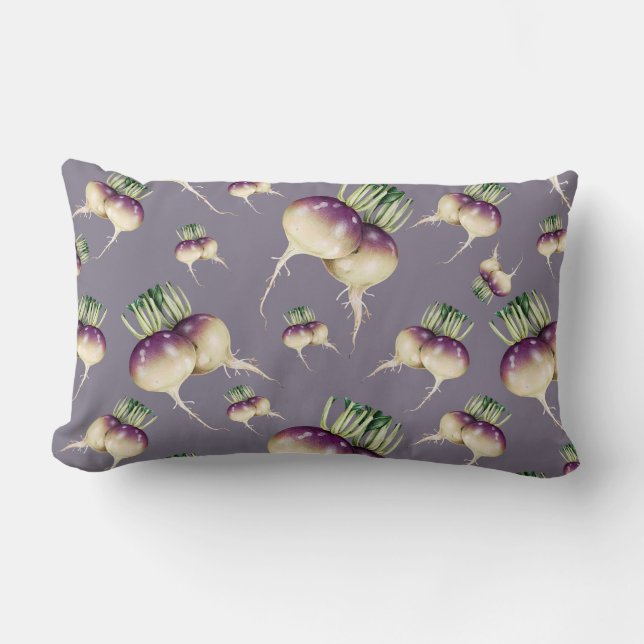 Turnip Pattern Lumbar Cushion (Front)