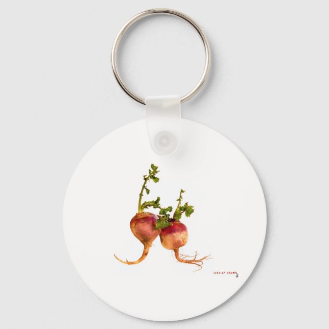 Turnip your tastebuds key ring (Front)