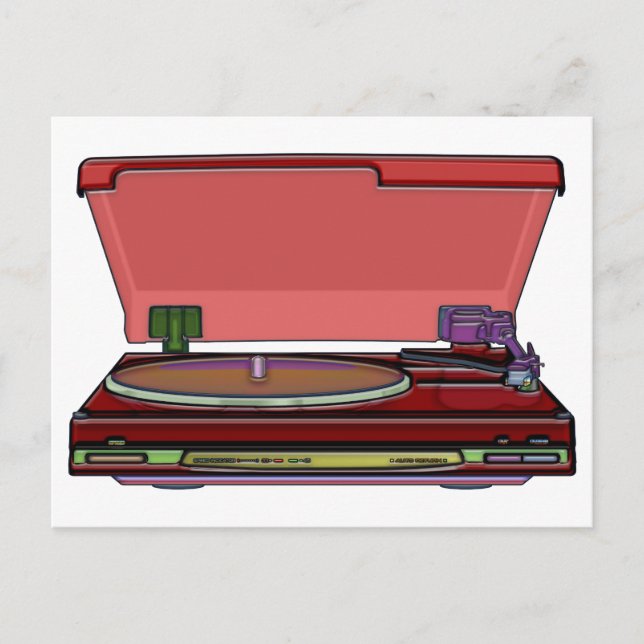 Turntable Design Postcard (Front)