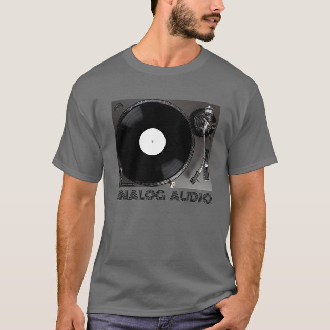 Turntable for the Audiophile T-Shirt (Front)