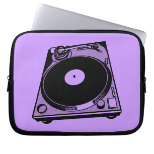 Turntable Graphic Laptop Sleeve