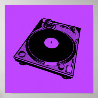 Turntable Graphic Poster 