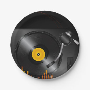 Turntable Paper Plates