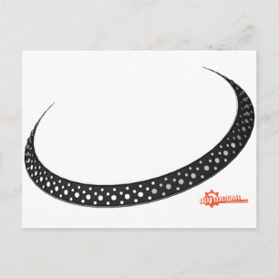 Turntable Platter - DJ Djing Disc Jockey Music Postcard