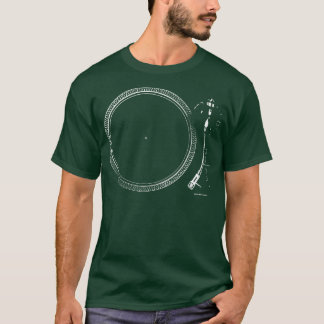 Turntable Retro Music Vintage Audio Vinyl Record P T-Shirt