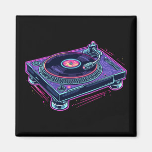 Turntable Vintage Audio LP Vinyl Record Player Magnet