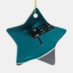 Turntable Vinyl Record Album Music Ceramic Tree Decoration