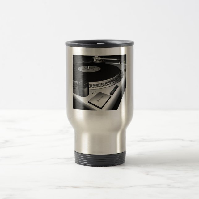 turntables travel mug (Center)