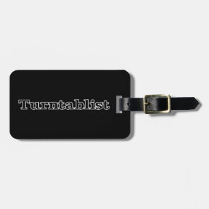 Turntablist Luggage Tag