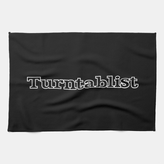Turntablist Tea Towel (Horizontal)