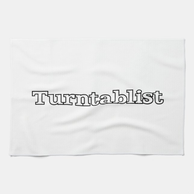 Turntablist Tea Towel (Horizontal)