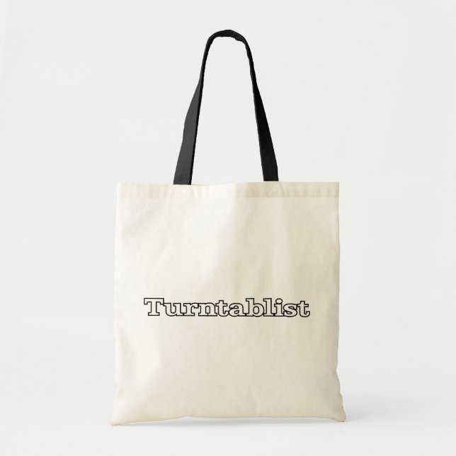 Turntablist Tote Bag (Front)