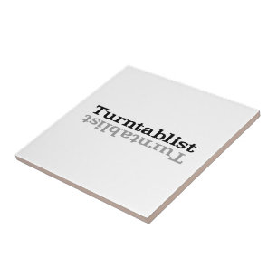 Turntablist ʇsılqɐʇuɹn⊥ tile