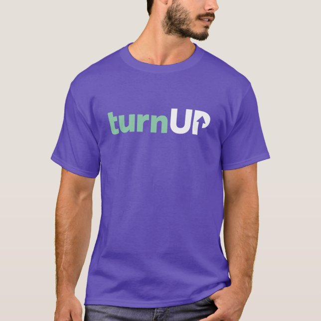 TurnUp purple T-Shirt (Front)