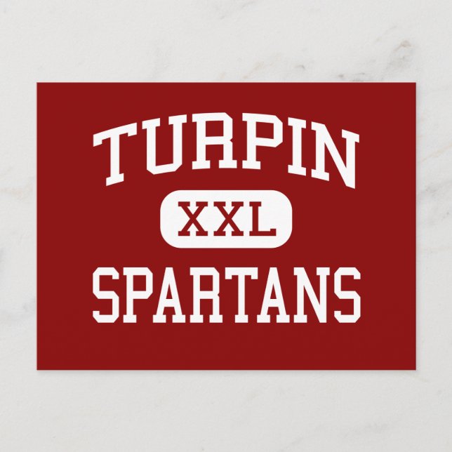 Turpin - Spartans - High School - Cincinnati Ohio Postcard (Front)