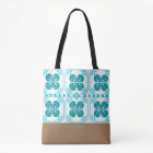 Turquoise and Brown Tile Design Name