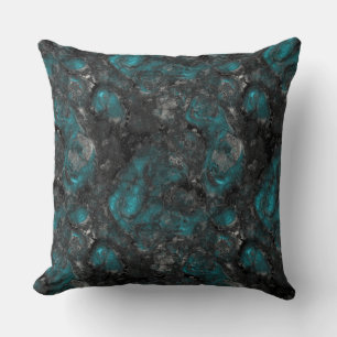 Turquoise and Gray   Cushion