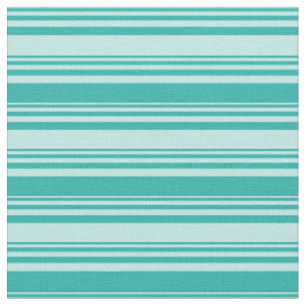 Turquoise and Light Sea Green Coloured Pattern Fabric