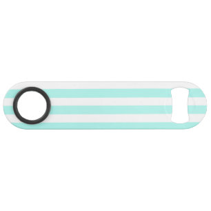 Turquoise and white candy stripes