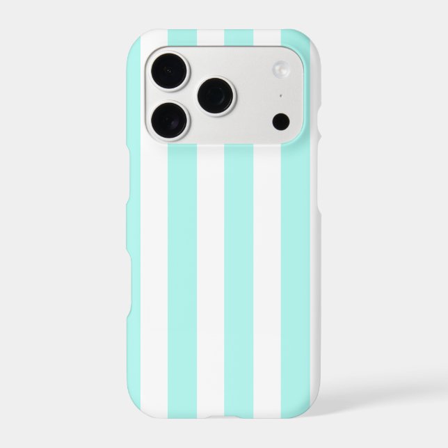 Turquoise and white candy stripes (Back)