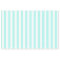 Turquoise and white candy stripes
