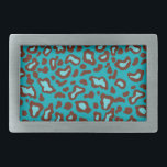 Turquoise Animal Print Belt Buckle Gift<br><div class="desc">The design is from original art.</div>